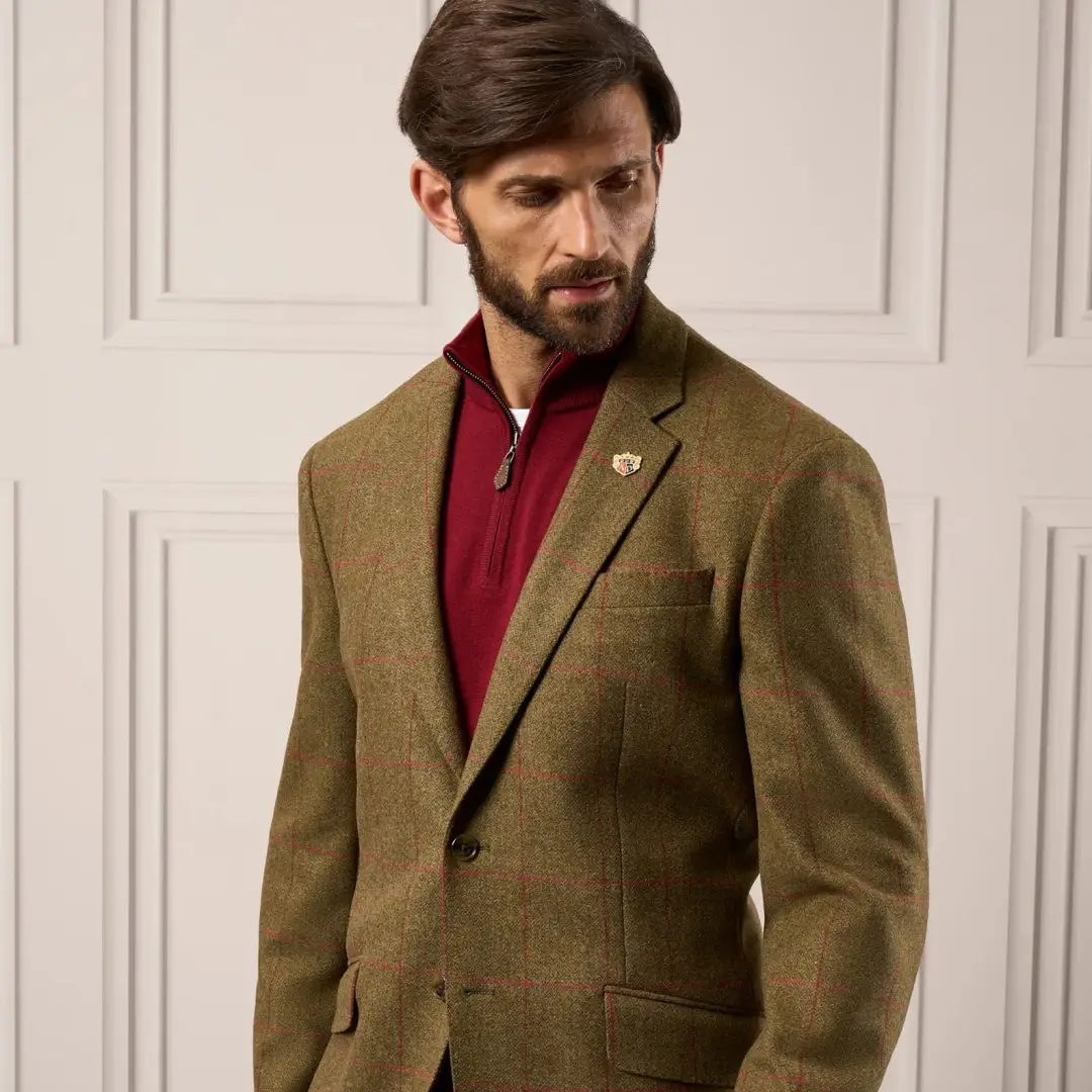 Alan Paine Combrook Mens Tweed Sports Blazer - Image 6