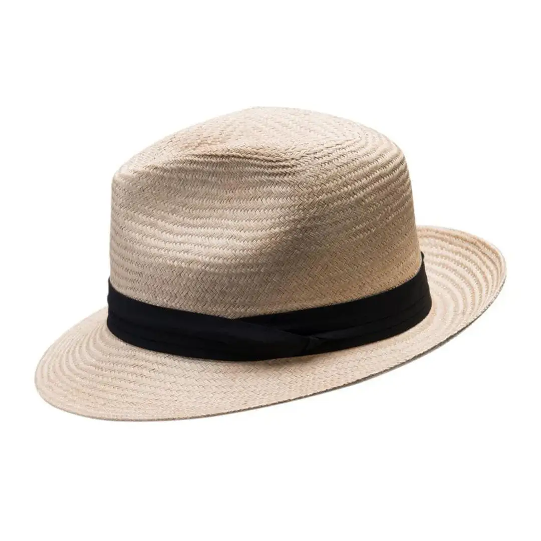 Barmah Fine Raffia Trilby Hat - Image 2