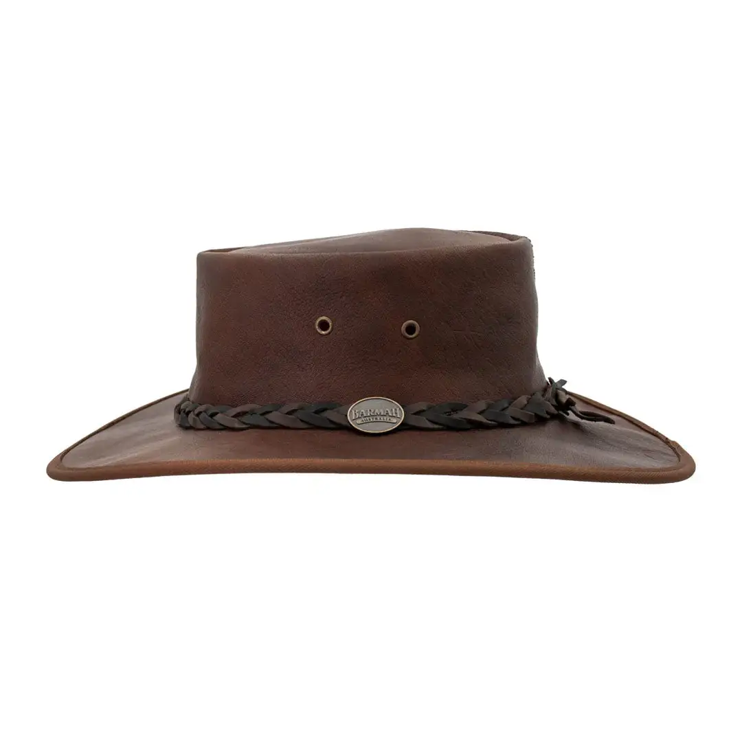 Barmah Squashy Roo Leather Hat - Image 2