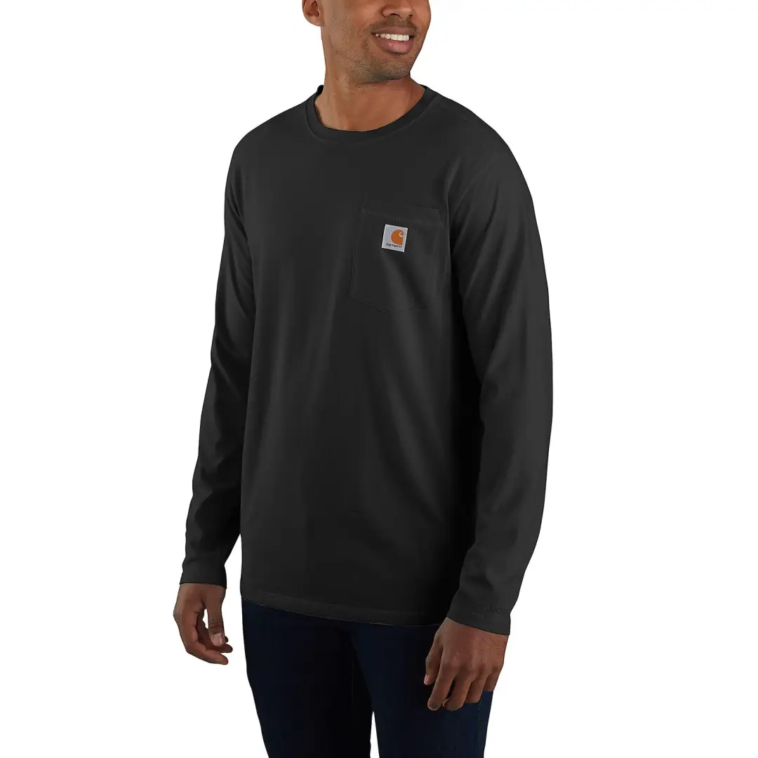 Carhartt Force Relaxed Long Sleeve Pocket T-Shirt - Image 2