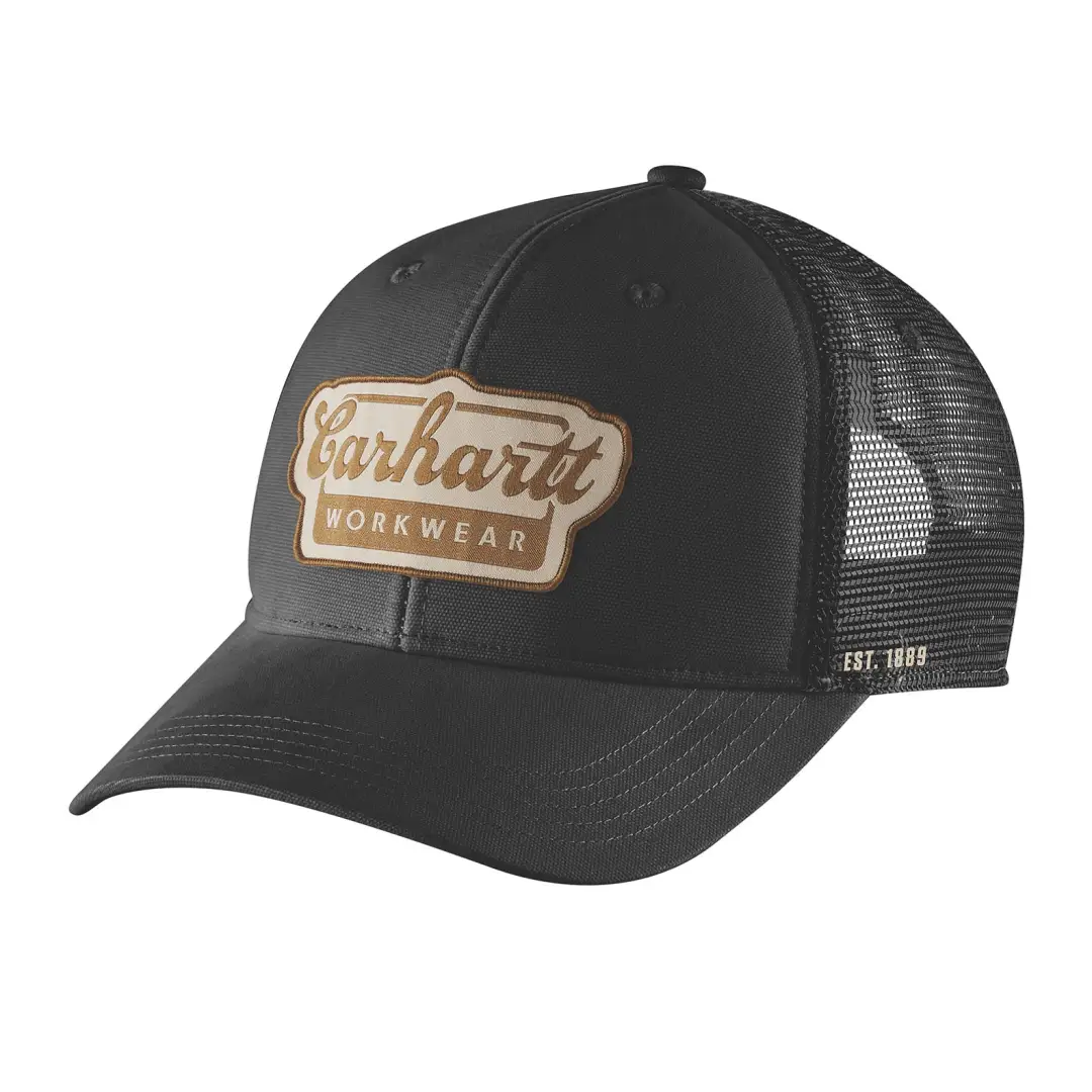 Carhartt Rugged Flex Twill Mesh-Back Script Patch Cap