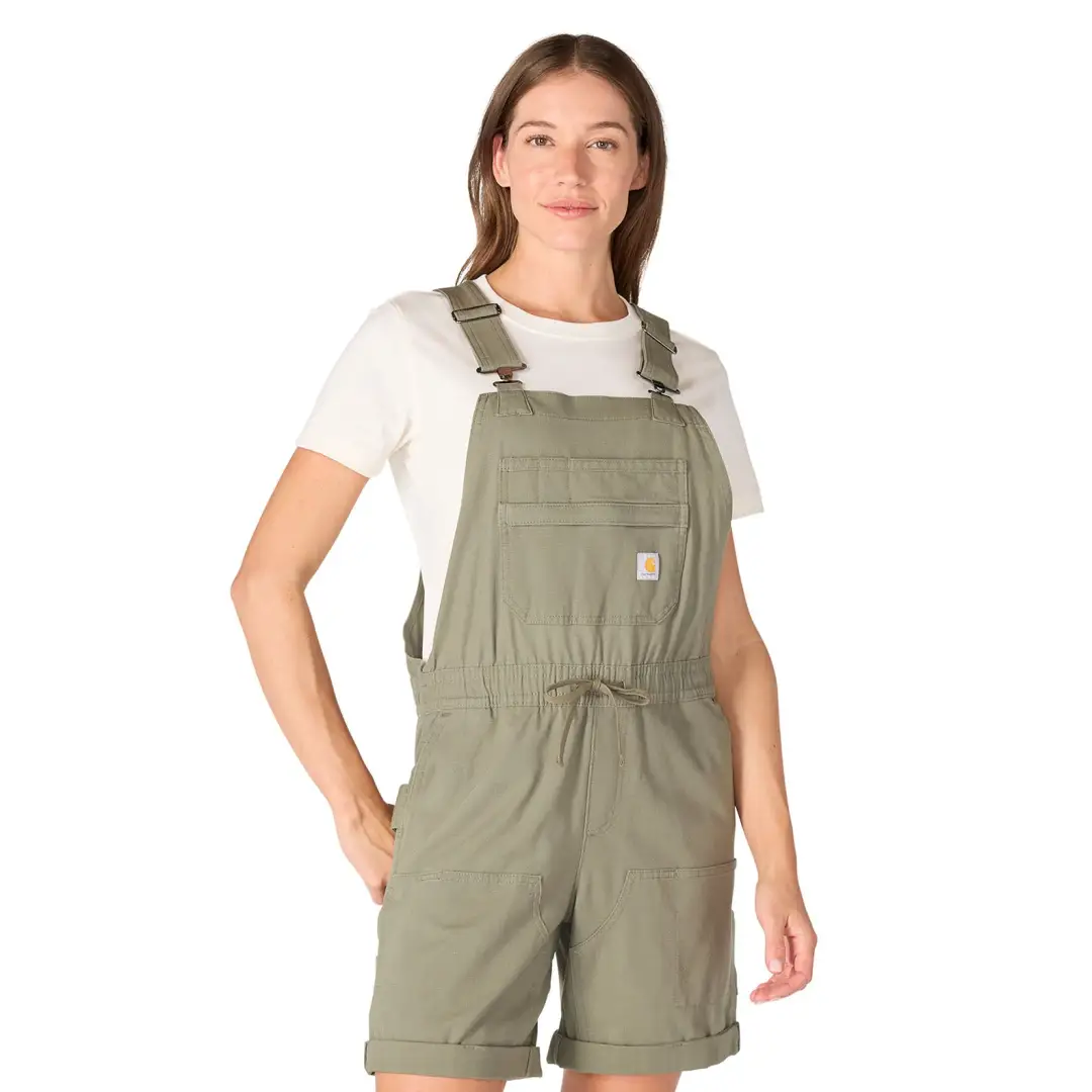 Carhartt Womens Force Ripstop Shortalls - Image 2