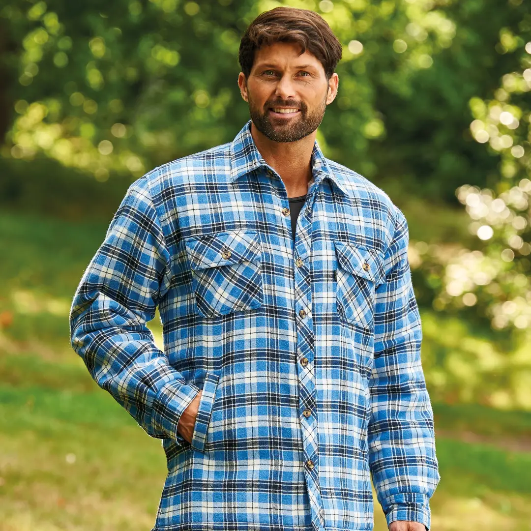 Champion Pennine Padded Sherpa Shirt - Image 2
