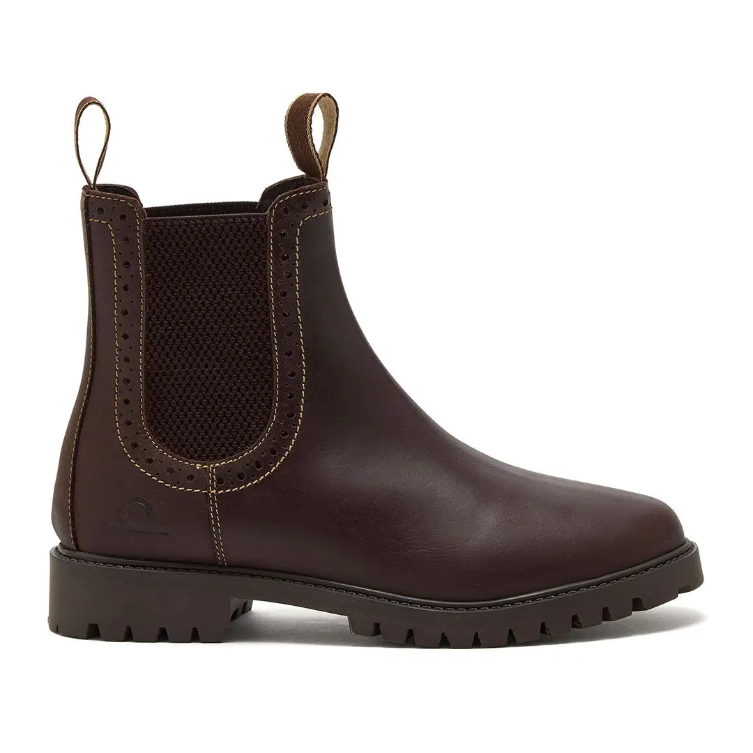Chatham Moreton Ladies Brogue Chelsea Boots - Image 2