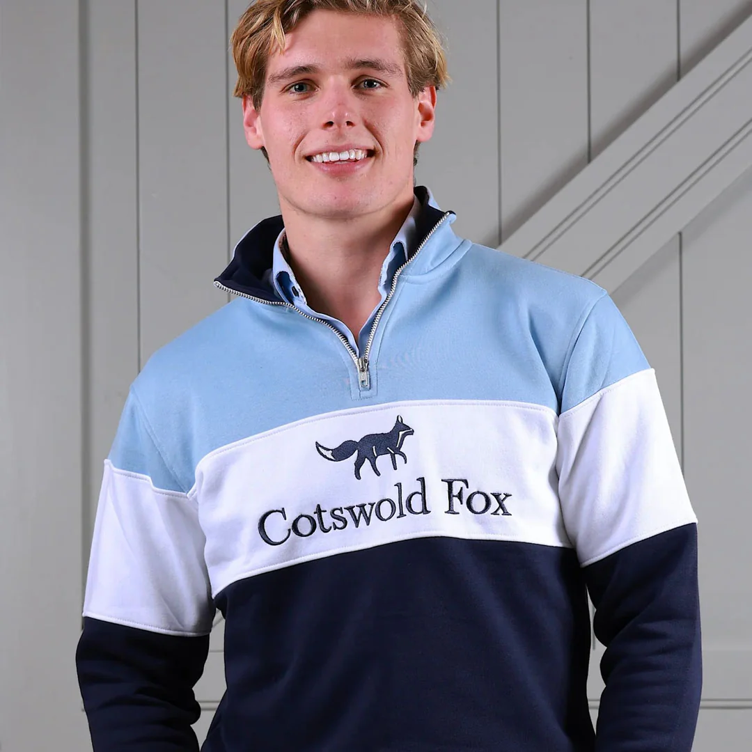 Cotswold Fox Cirencester Quarter Zip Jumper - Image 2
