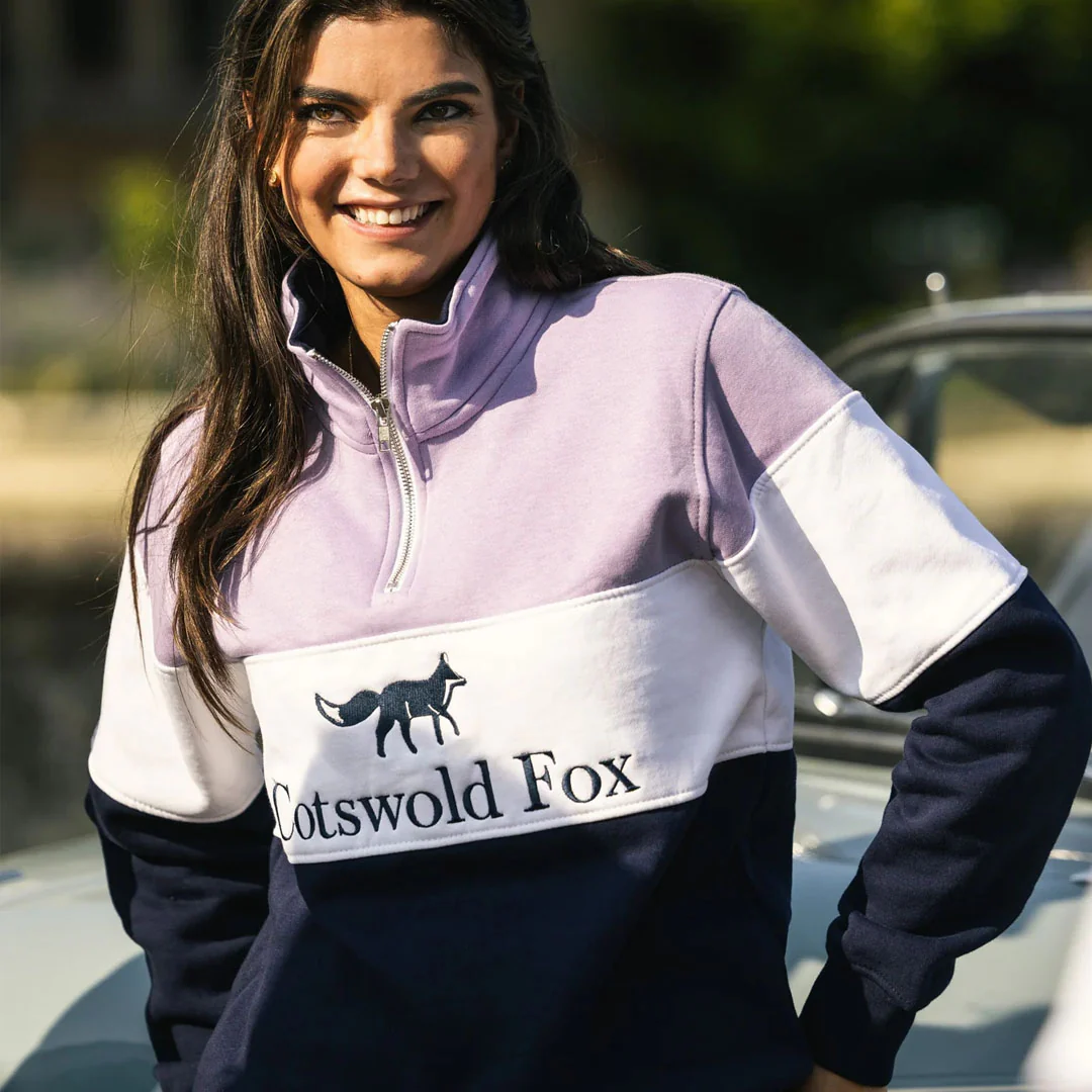 Cotswold Fox Cirencester Quarter Zip Jumper - Image 2