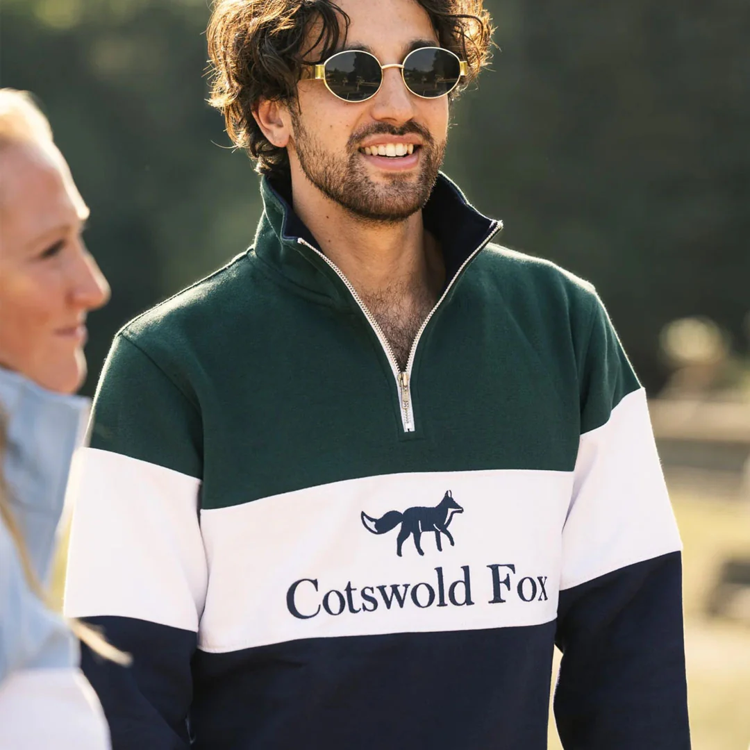 Cotswold Fox Cirencester Quarter Zip Jumper - Image 2