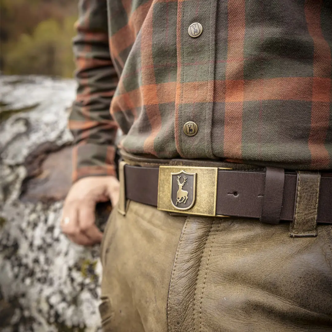 Deerhunter Adjustable Leather Belt - Image 2