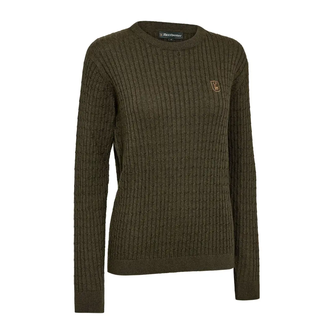 Deerhunter Lady Harrington Cable Knit Jumper