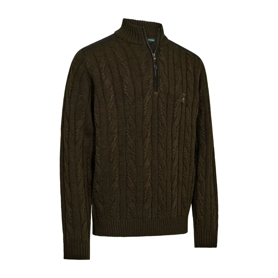 Deerhunter Randall ½ Zip Cable Knit Jumper