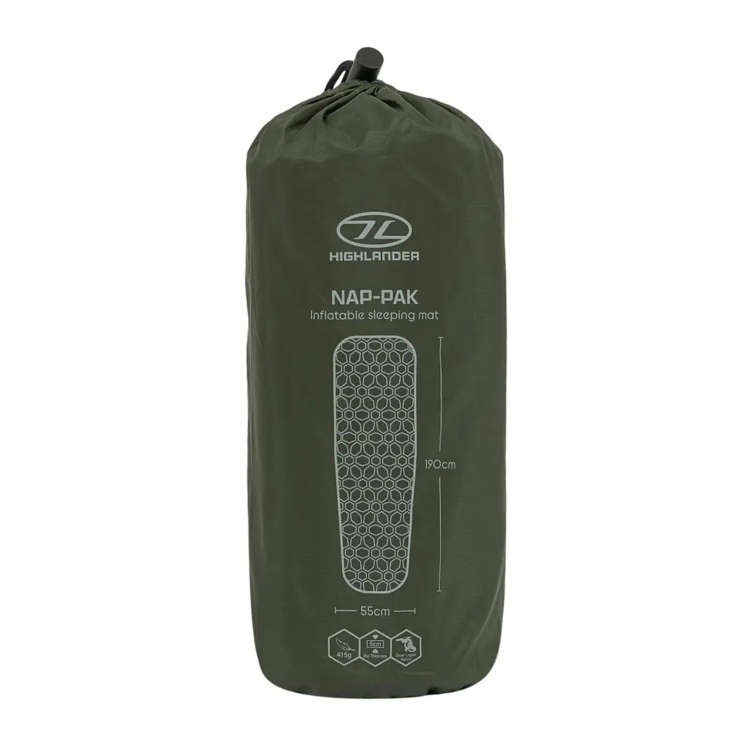 Highlander NAP-PAK Inflatable Sleeping Mat - Image 2