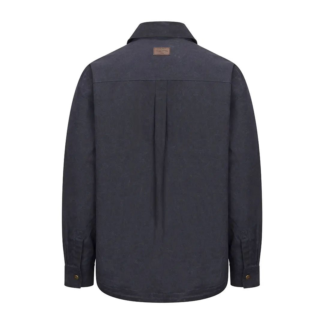 Hoggs of Fife Huntly Waxed Canvas Utility Overshirt - Image 7