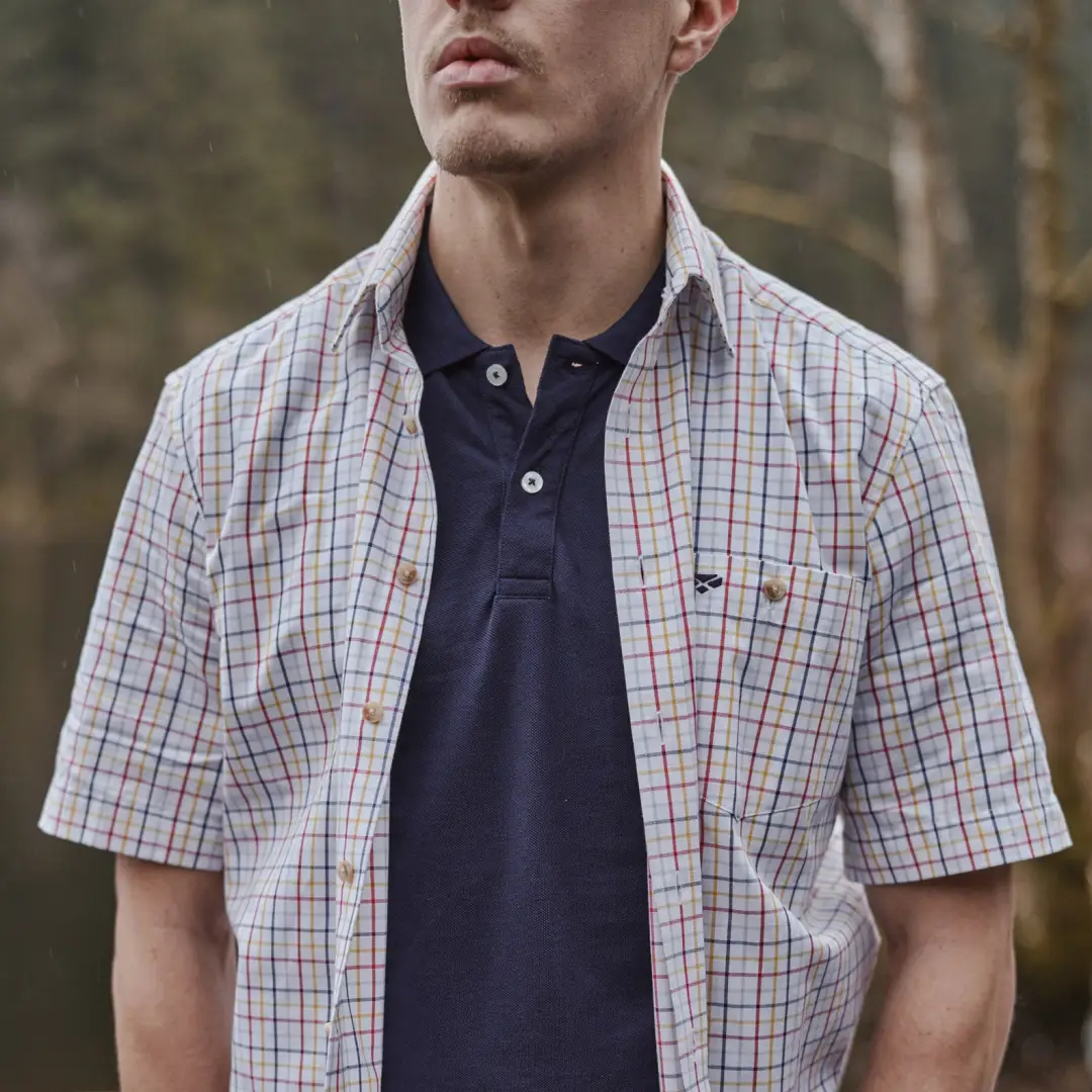 Hoggs Of Fife Kessock Tattersall Short Sleeve Shirt - Image 6