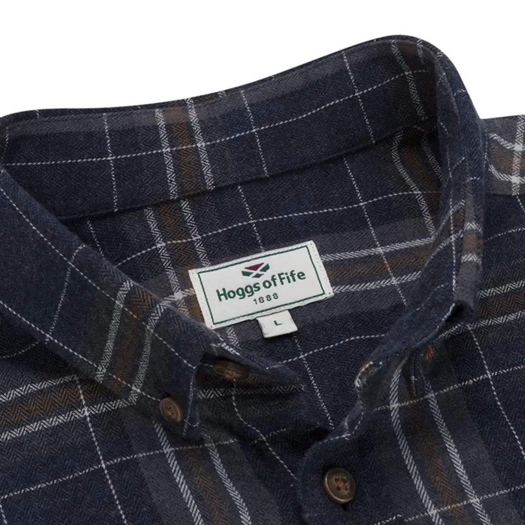 Hoggs of Fife Pitlessie Button Down Flannel Shirt - Image 2