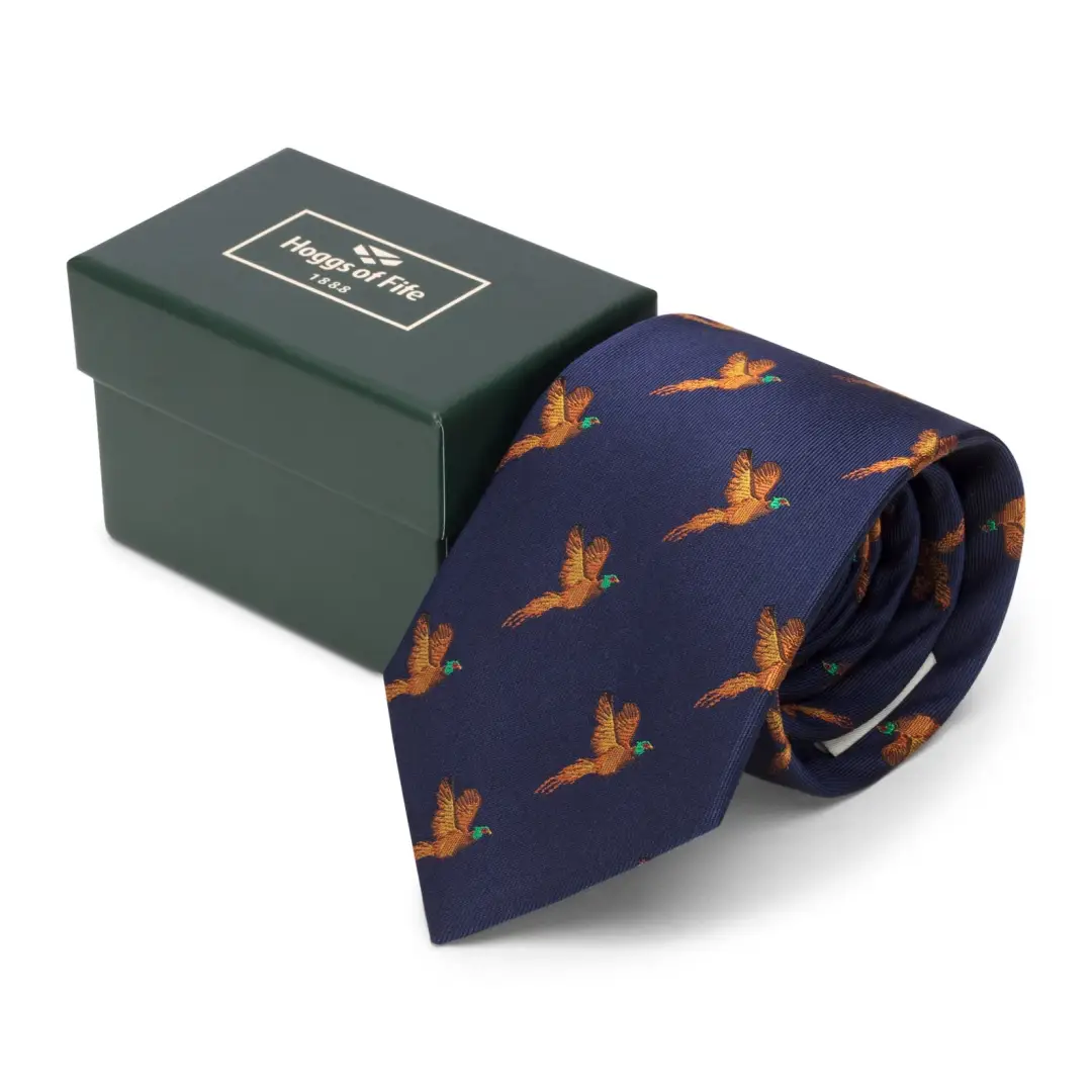 Hoggs of Fife Silk Country Tie - Image 2