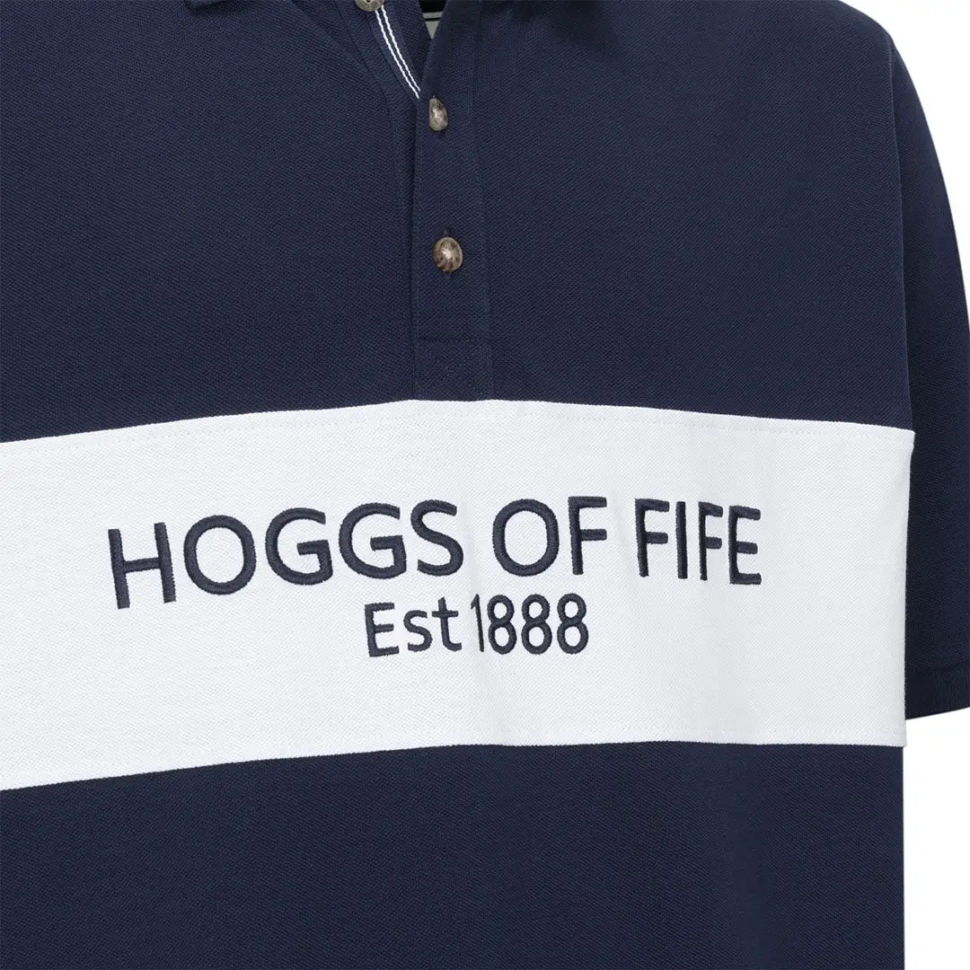 Hoggs of Fife Stewart Block Pique Polo Shirt - Image 5