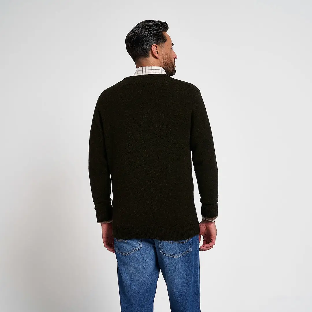 Jack Pyke Ashcombe 100% Lambswool Crewknit Pullover - Image 5