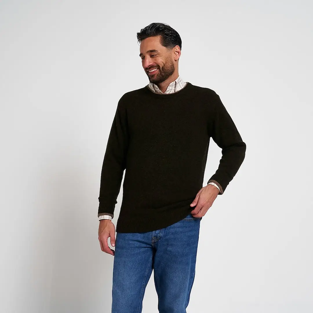 Jack Pyke Ashcombe 100% Lambswool Crewknit Pullover - Image 6
