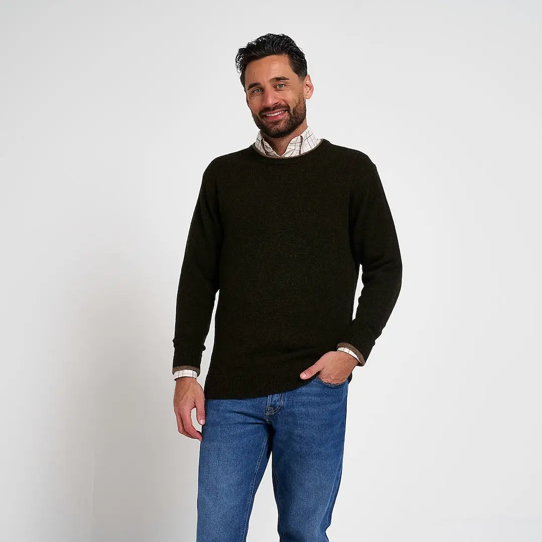 Jack Pyke Ashcombe 100% Lambswool Crewknit Pullover - Image 8