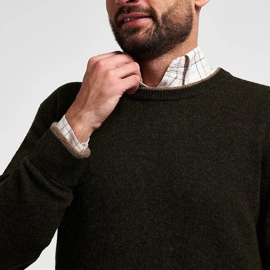 Jack Pyke Ashcombe 100% Lambswool Crewknit Pullover - Image 9