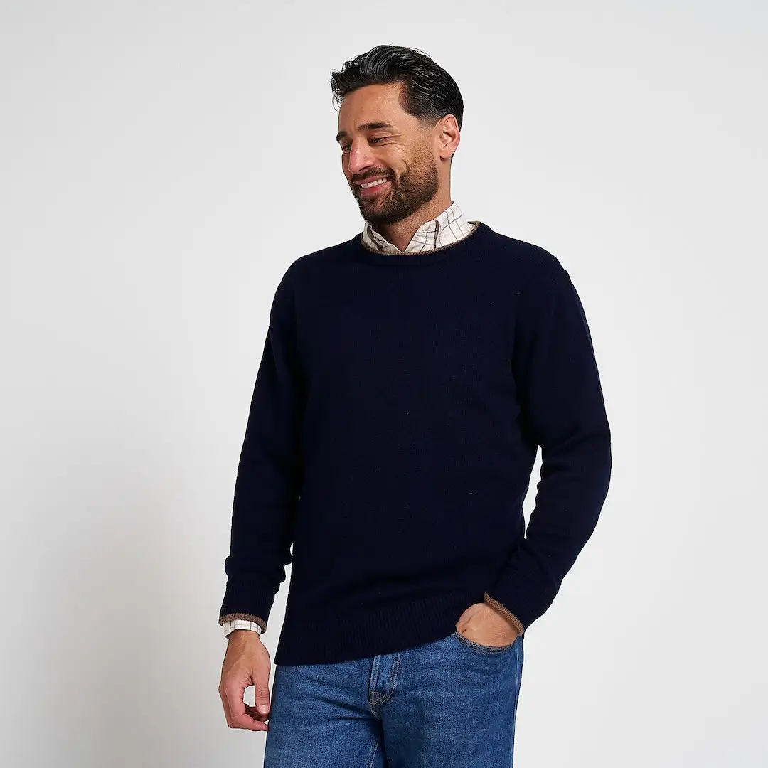 Jack Pyke Ashcombe 100% Lambswool Crewknit Pullover - Image 2