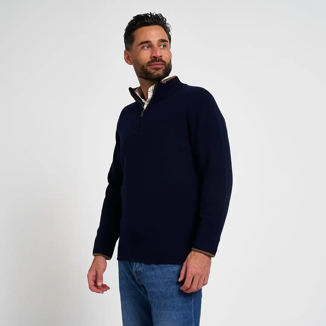 Jack Pyke Ashcombe 100% Lambwool Zipknit Pullover - Image 2