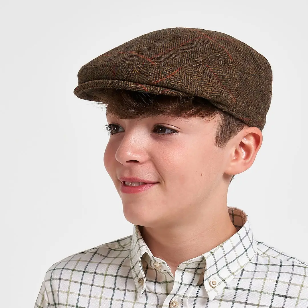 Jack Pyke Junior Wool Blend Tweed Flat Cap - Image 2