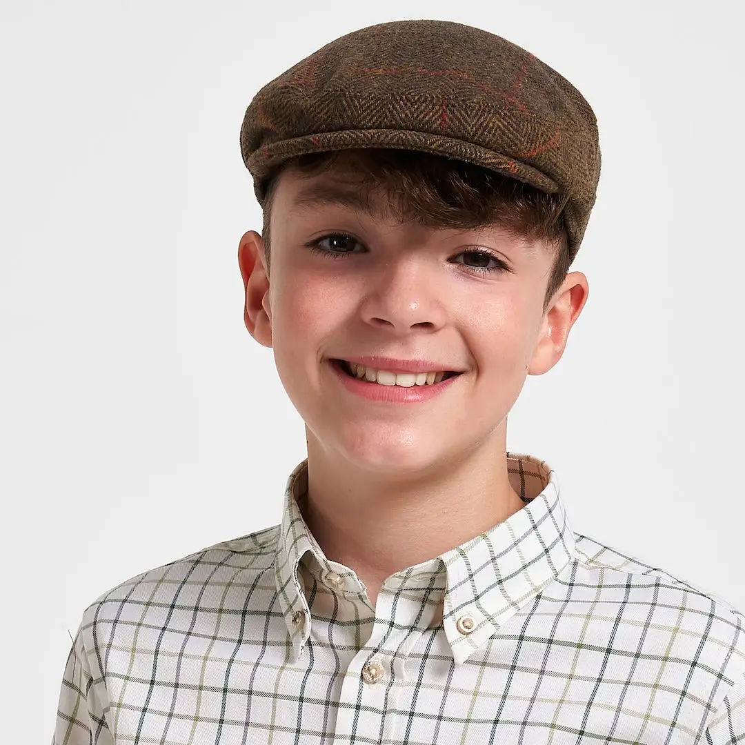 Jack Pyke Junior Wool Blend Tweed Flat Cap - Image 7