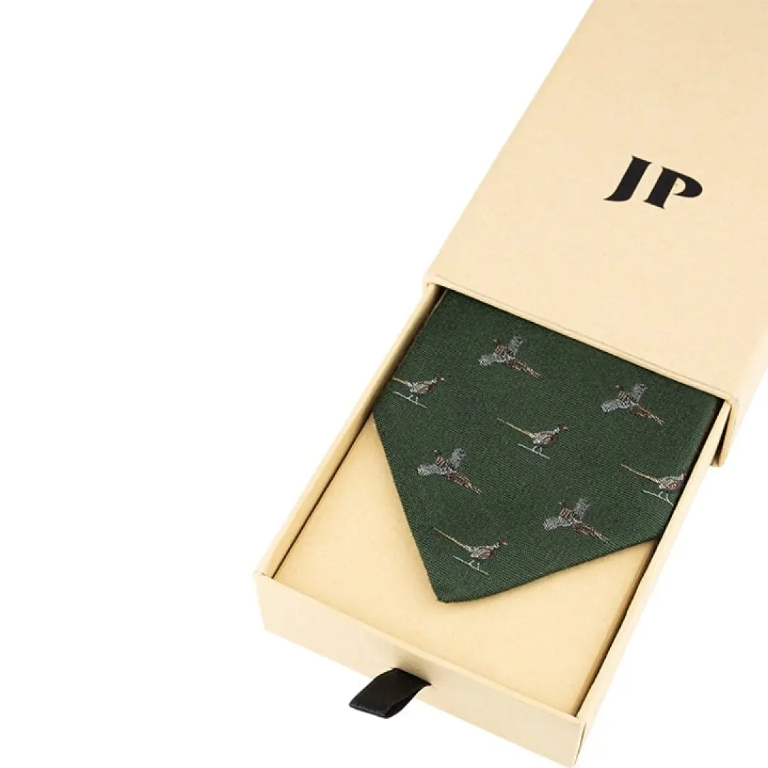 Jack Pyke Pheasant Silk Tie - Image 5