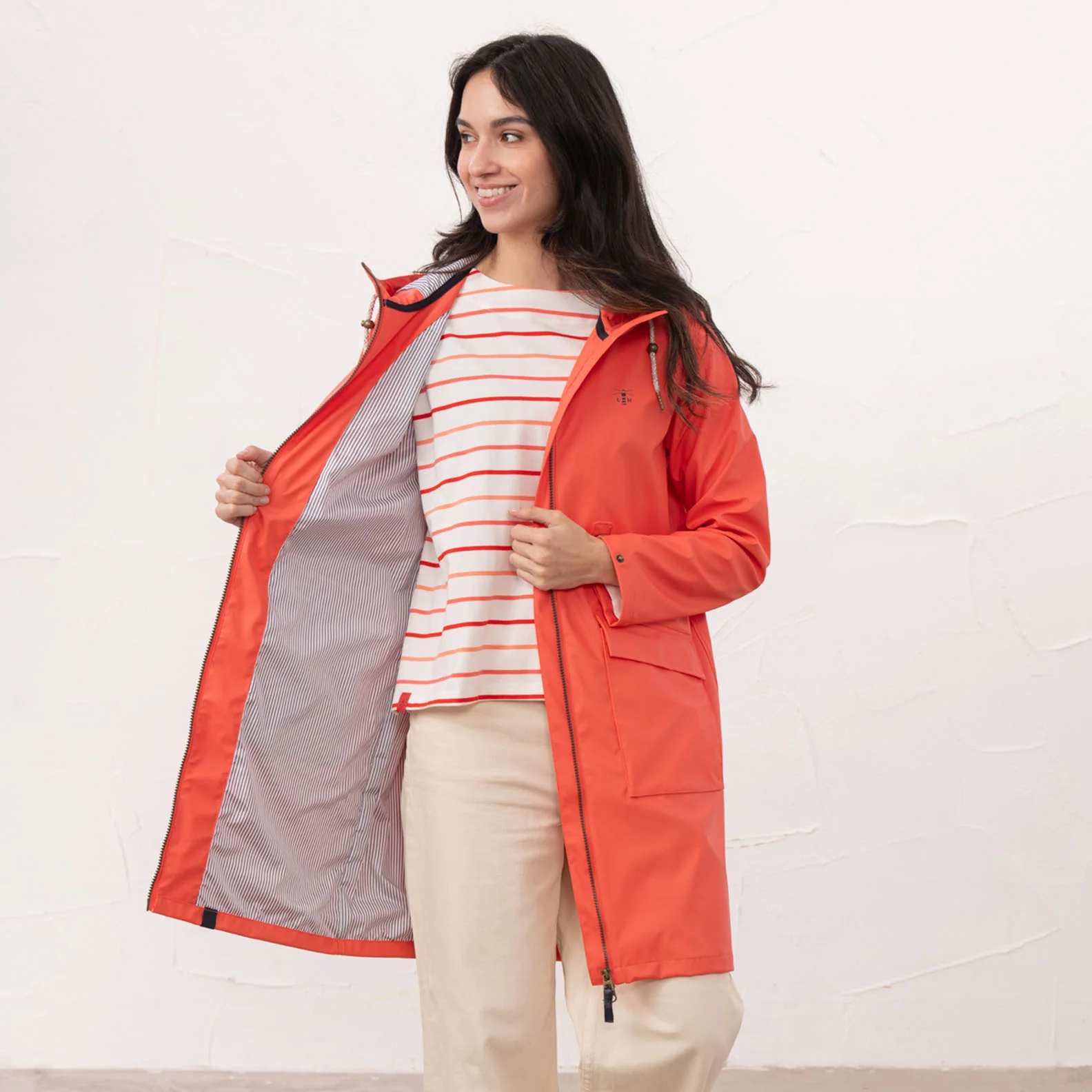 Lighthouse Ladies Lucy Long Coat - Image 2