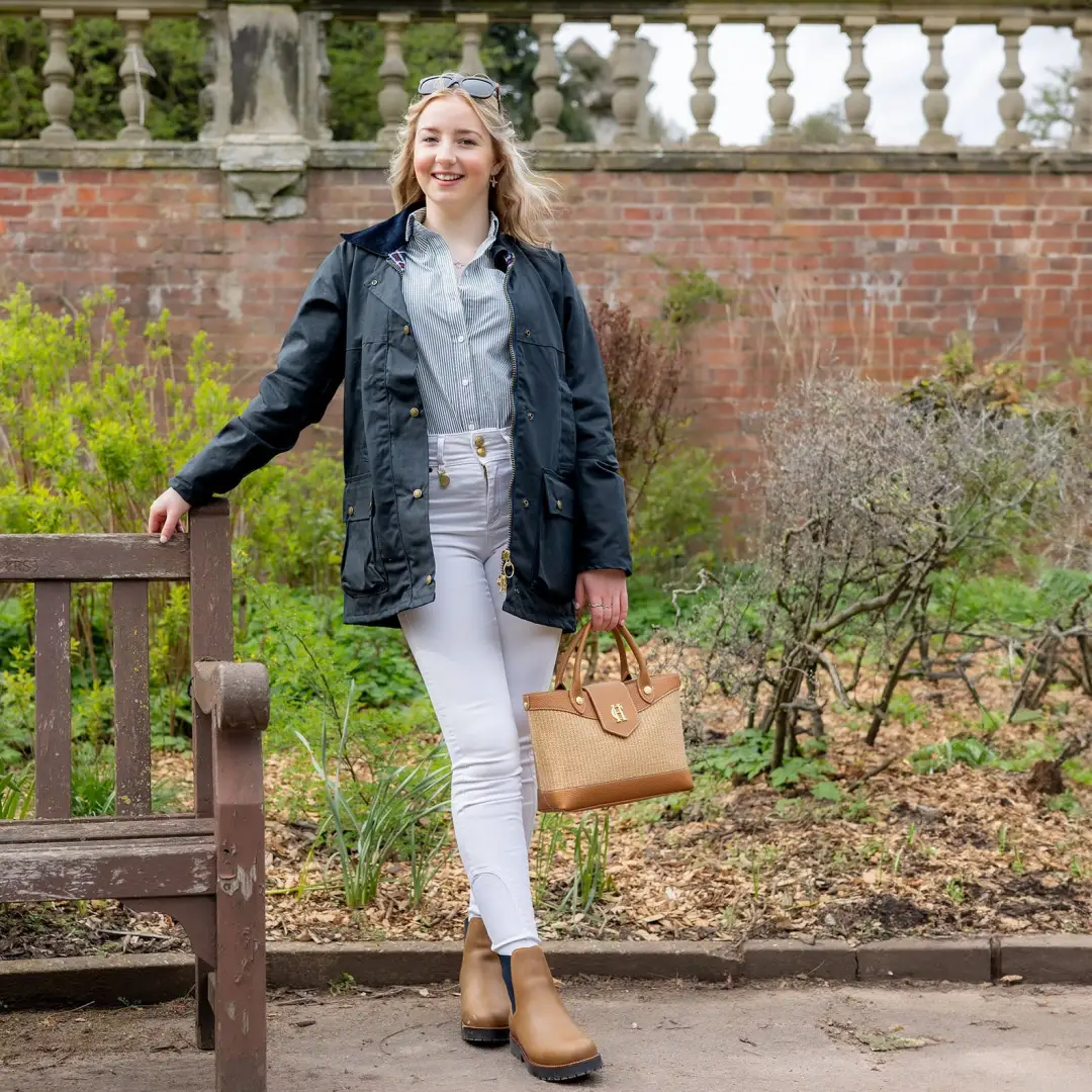 New Forest Ladies Padded Wax Jacket - Image 2