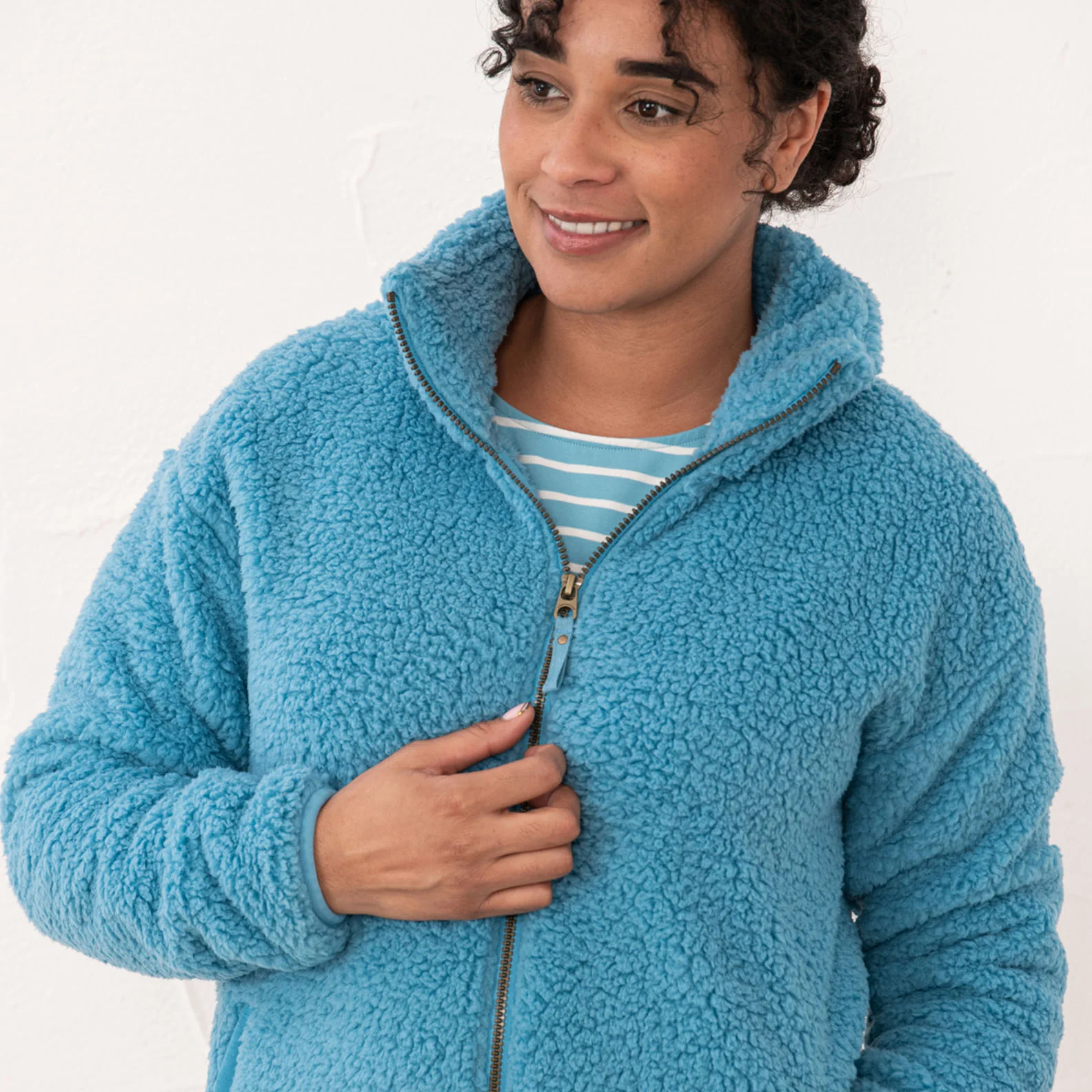 Lighthouse Ladies Seashell Fleece - Image 4