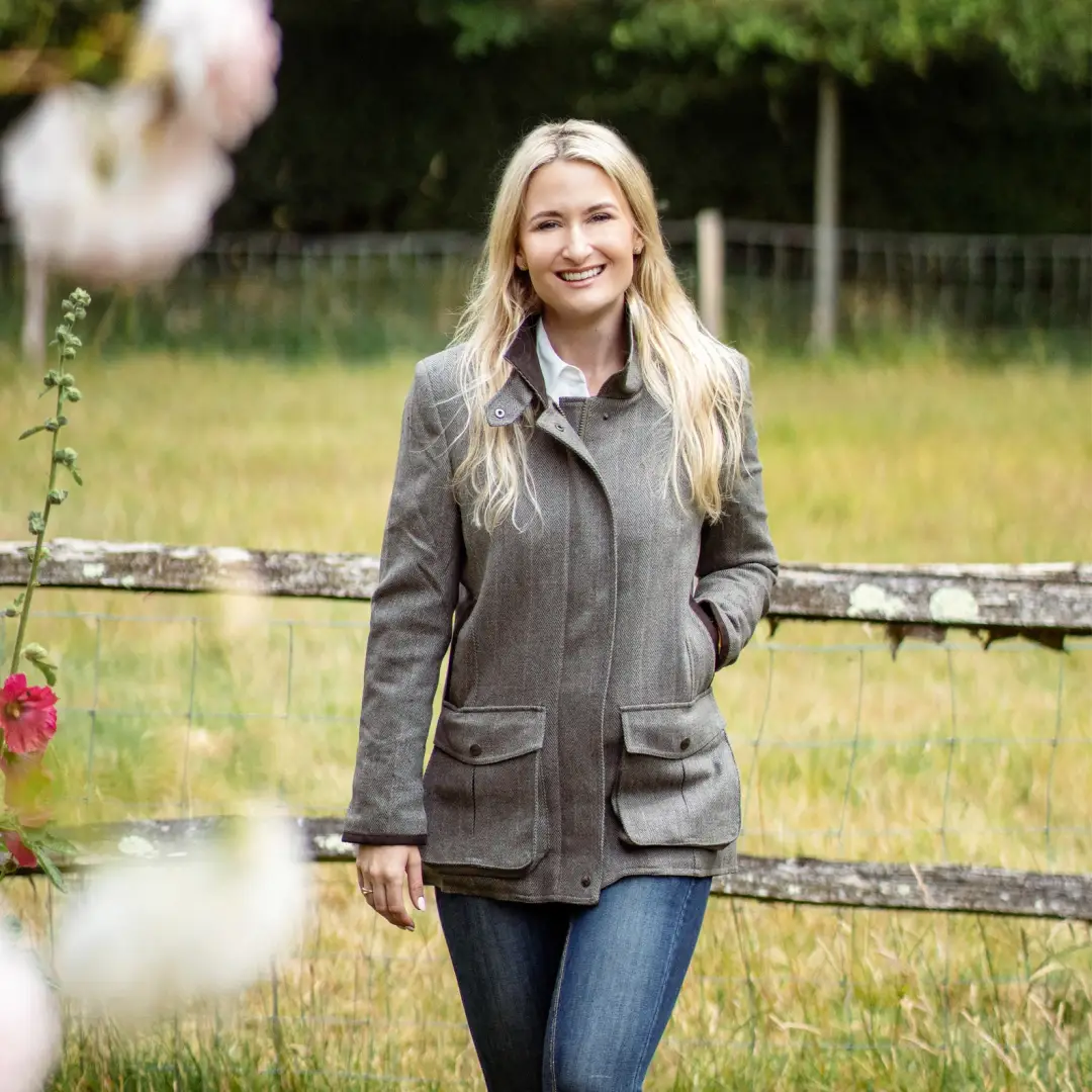 New Forest Jessica Tweed Field Coat - Image 2
