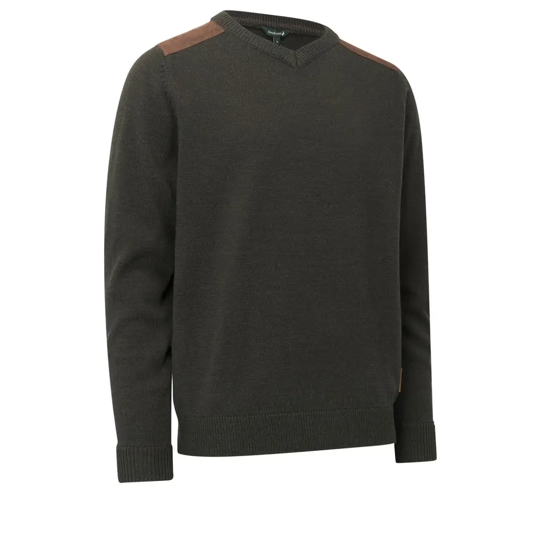 New Forest Raven V Neck Jumper