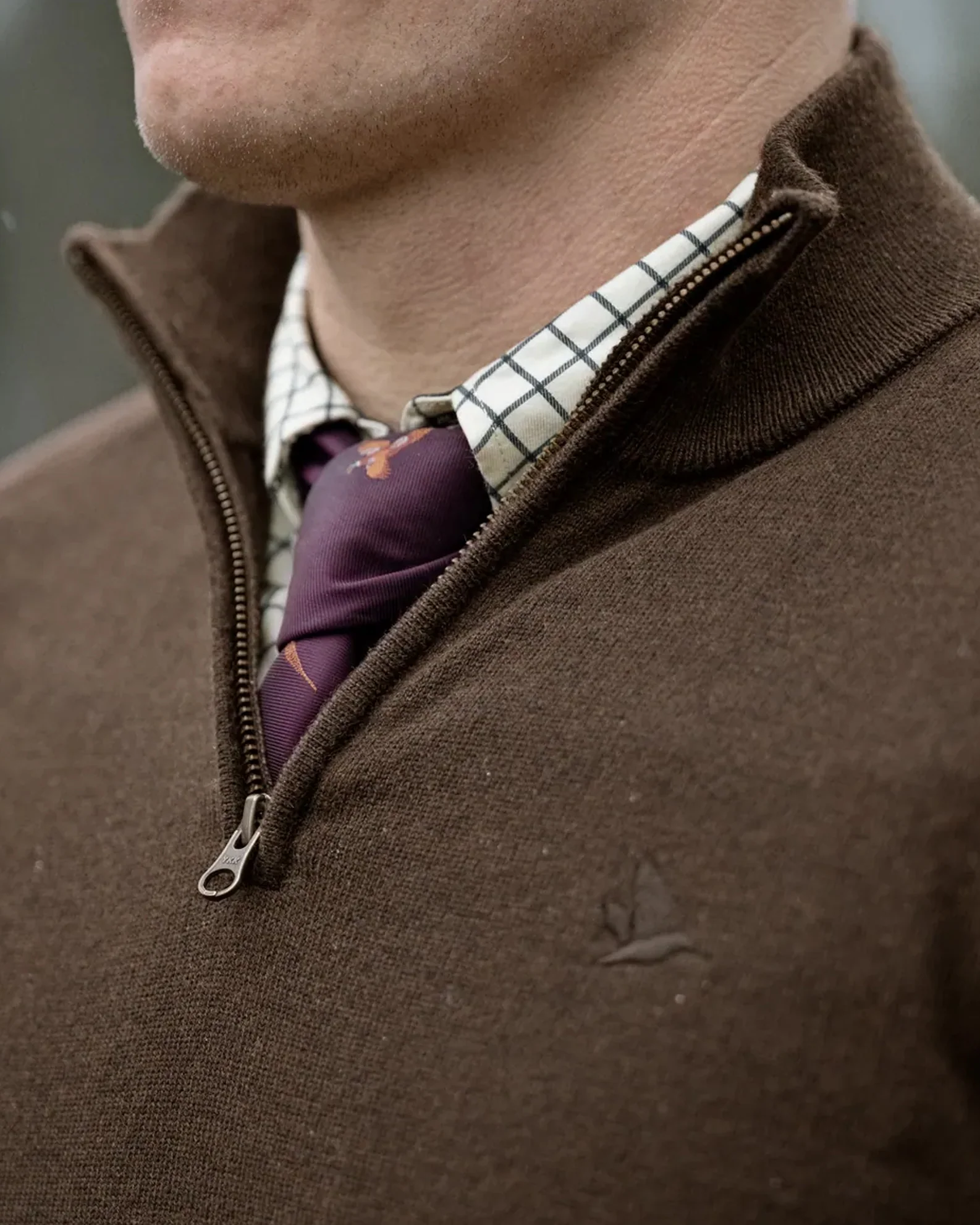 Seeland Pine Half Zip Sweater - Image 2