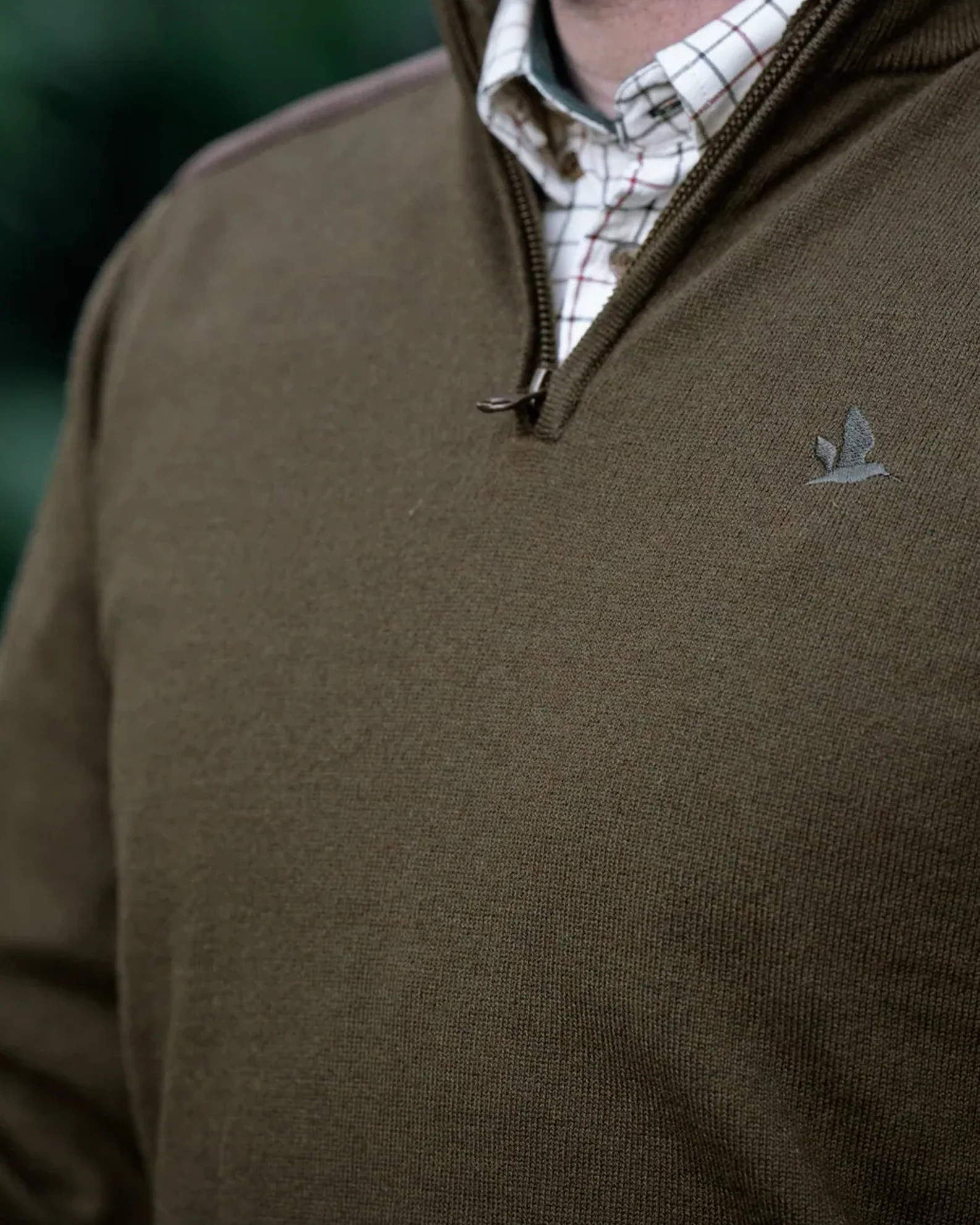 Seeland Pine Half Zip Sweater - Image 3