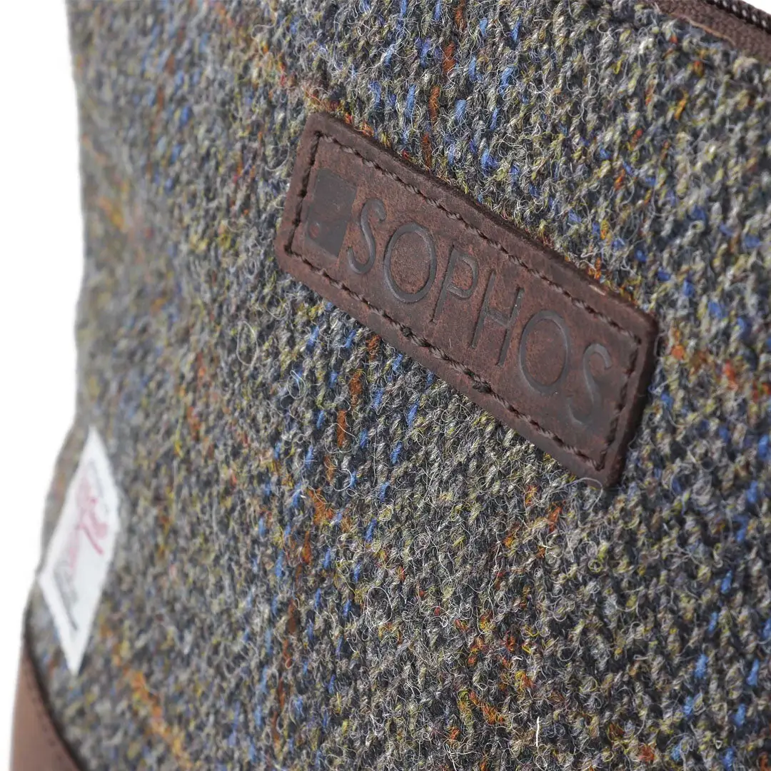 Sophos Harris Tweed Triangle Washbag - Image 2