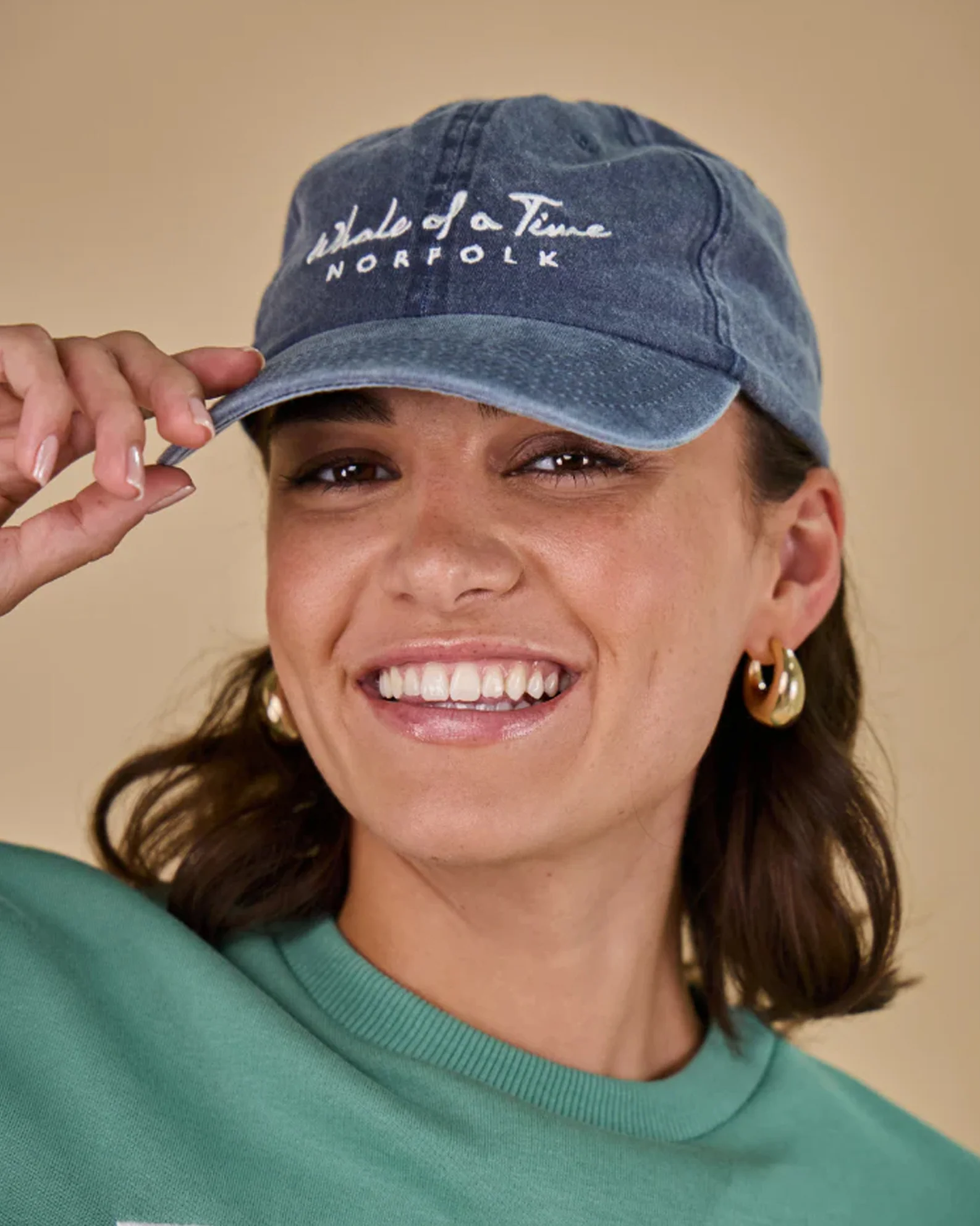 Whale of a Time Stonewashed Cap - Image 3