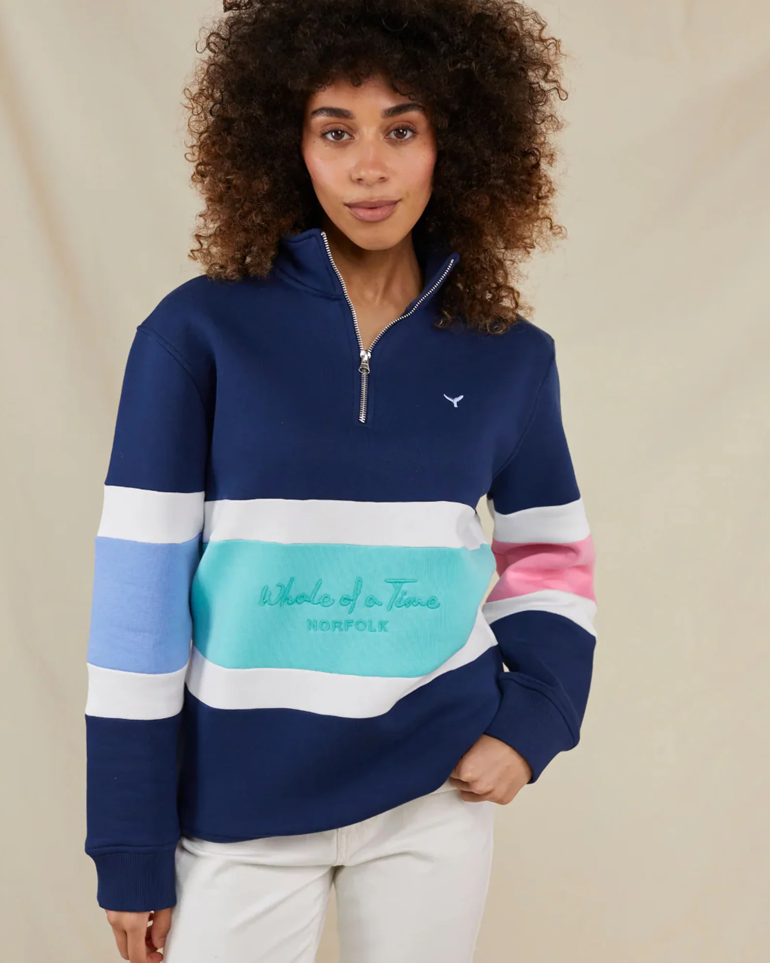 Whale of a Time Unisex Evesham Quarter Zip - Image 4