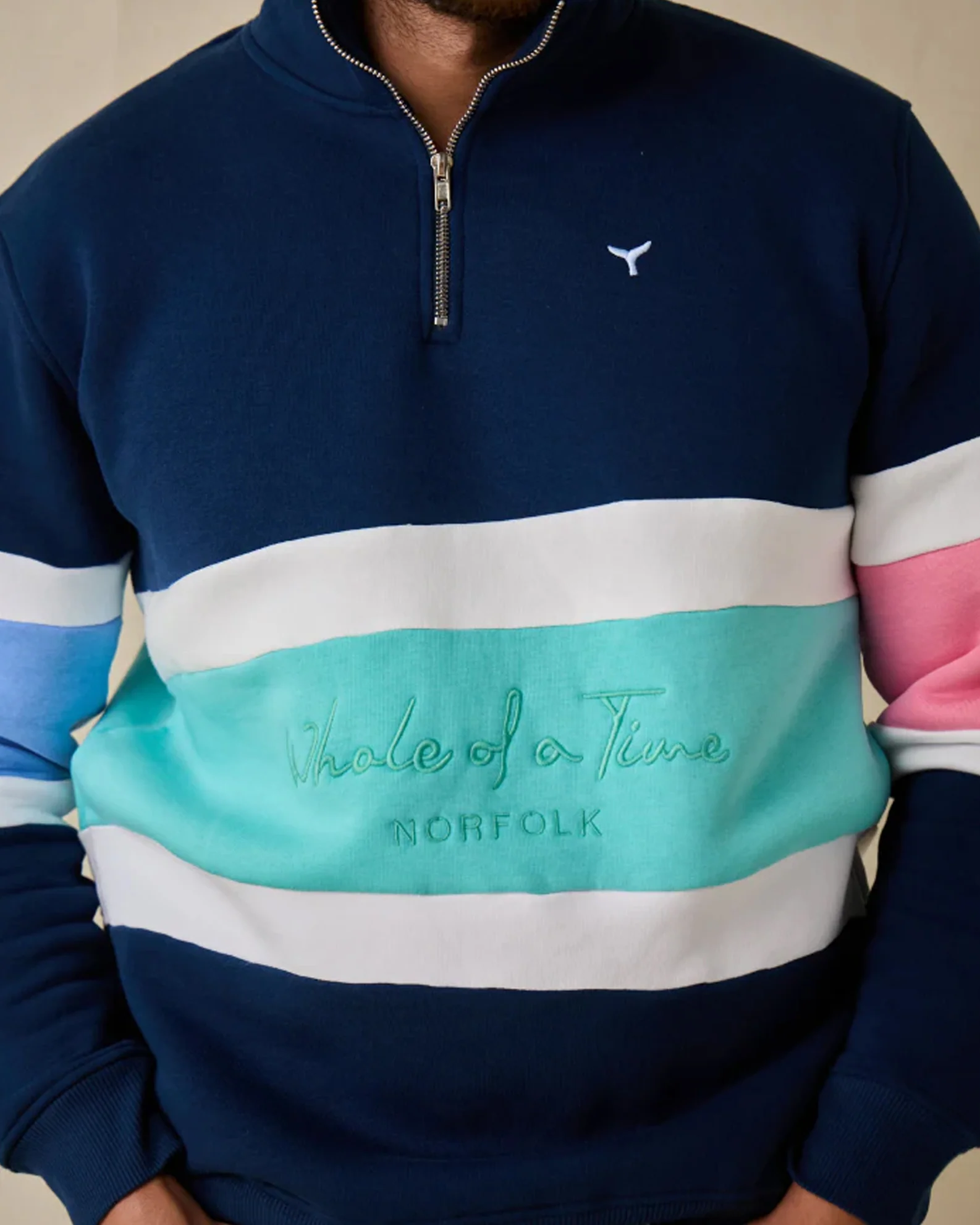 Whale of a Time Unisex Evesham Quarter Zip - Image 5